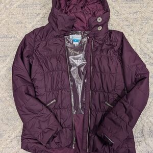 Columbia Women's Plum Purple Packable Puffer Coat